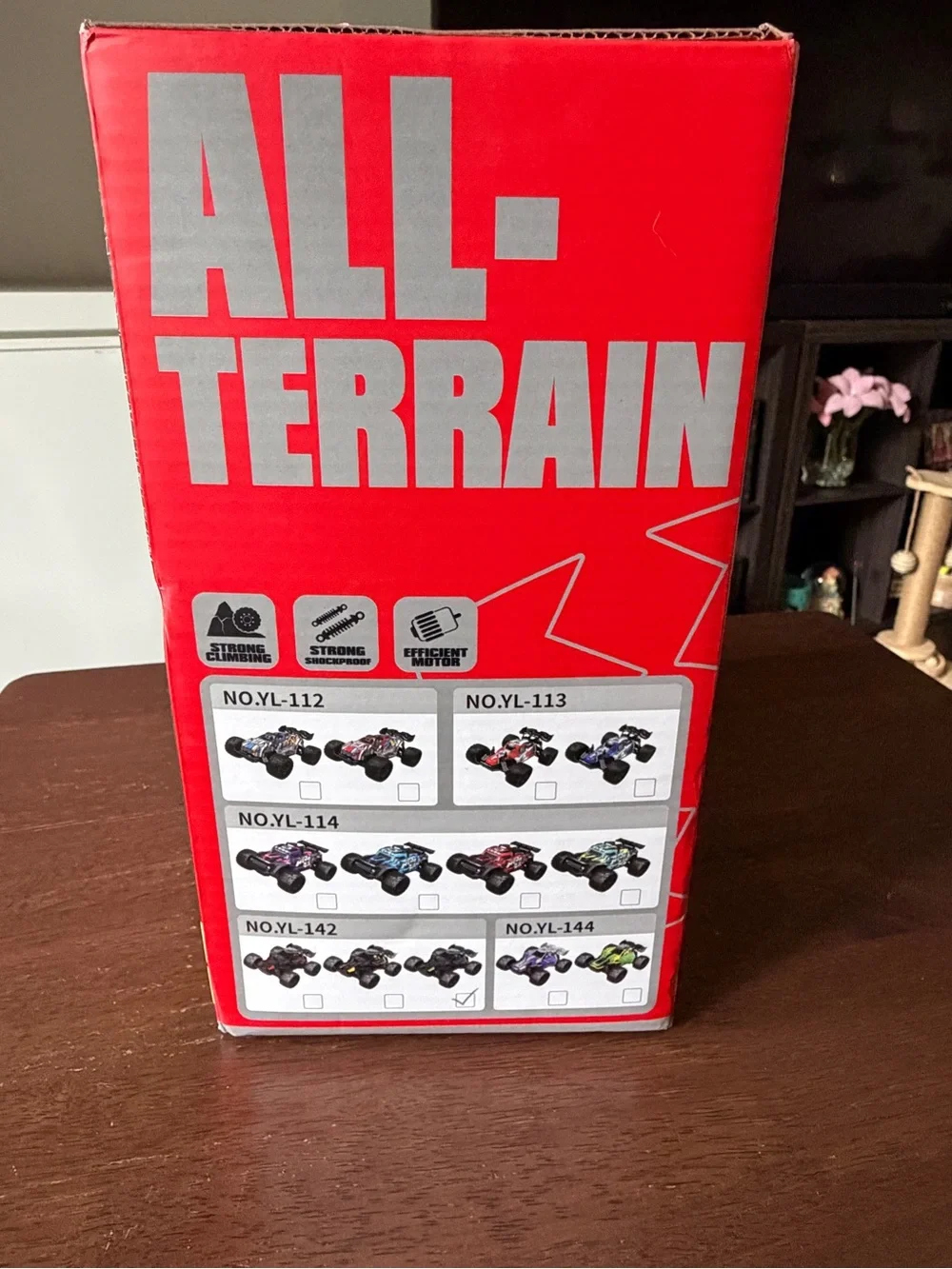Red RC Monster Truck Toy - Kids Remote Control Off-Road Vehicle